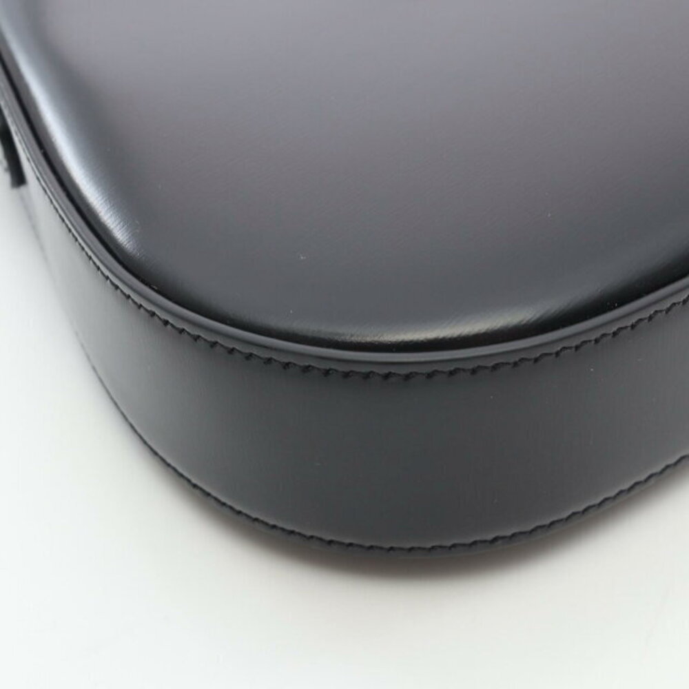 Celine Tilly Triomphe Shoulder Bag Leather Black - Picture 5 of 5